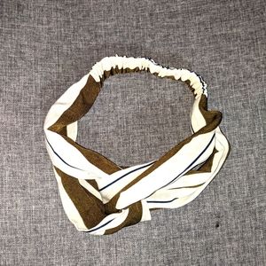 2/10 olive and black stripes headband